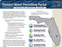 Tablet Screenshot of flwaterpermits.com